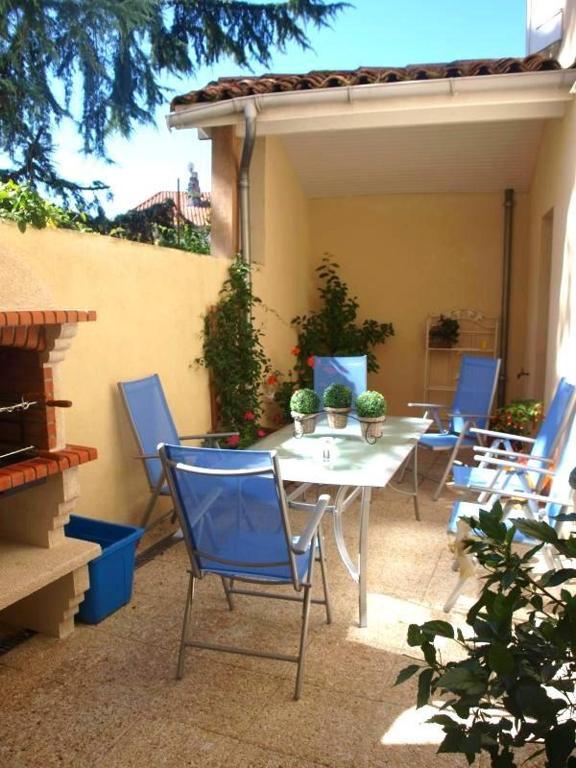 Patio nebo venkovní prostory v ubytování Gite des graverots