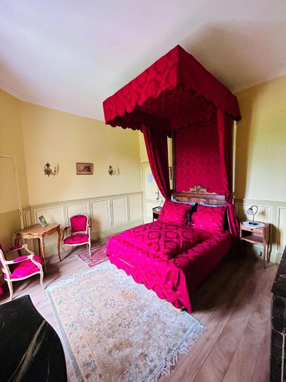Domaine de L'orangerie du château de Motteville chambres d'hotes - Chambre Double Avec Salle De Bains Privative