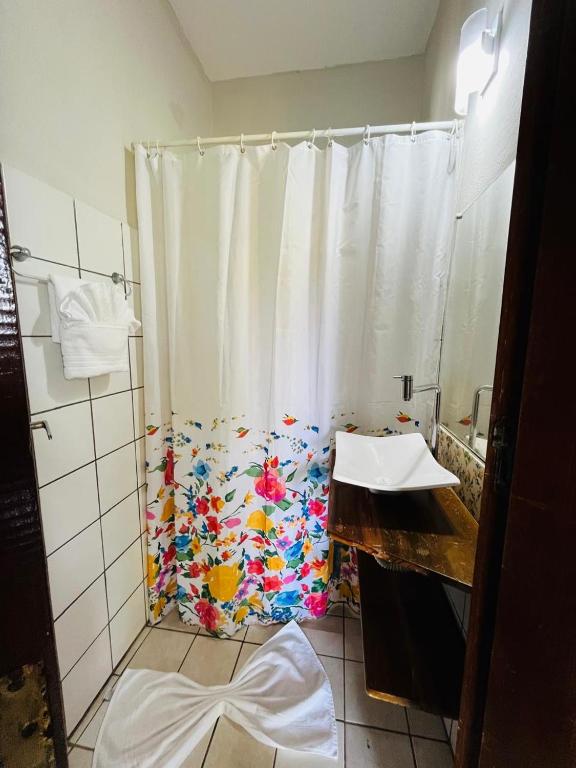 Koupelna v ubytování Casa Tua Pipa