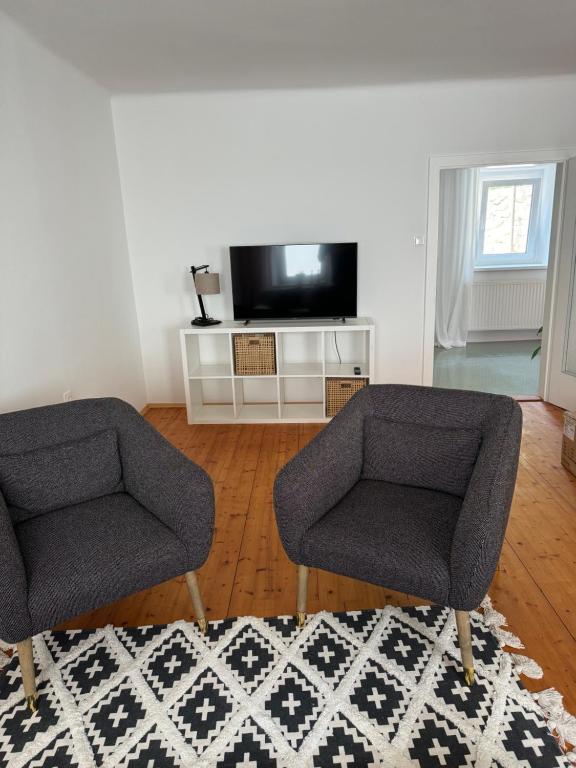 TV a/nebo společenská místnost v ubytování Dottore Casa
