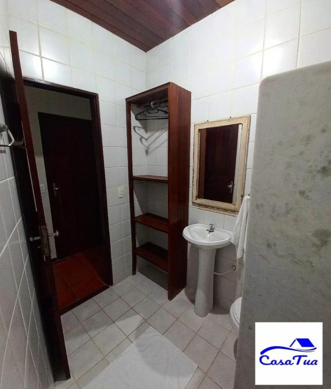 Koupelna v ubytování Casa Tua Pipa