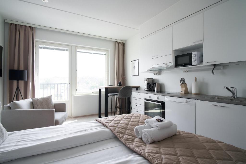 Norden Homes Turku Apartment With Free Parking - Deluxe Queen Studio