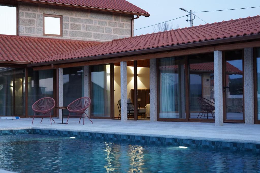 Refugio do Tempo - Chambre Double Avec Vue Sur La Piscine