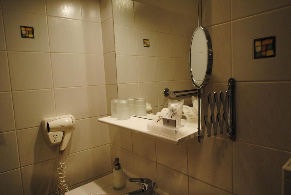 Koupelna v ubytování Hotel Augustus et Otto