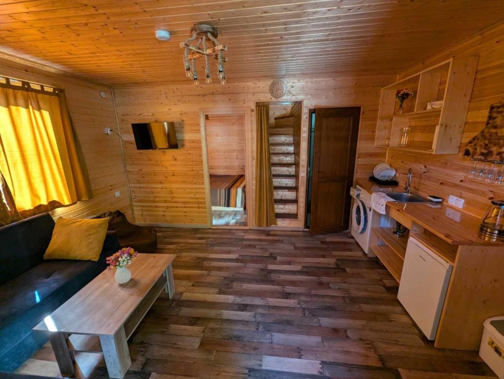 Kuchyň nebo kuchyňský kout v ubytování Krikhi Village