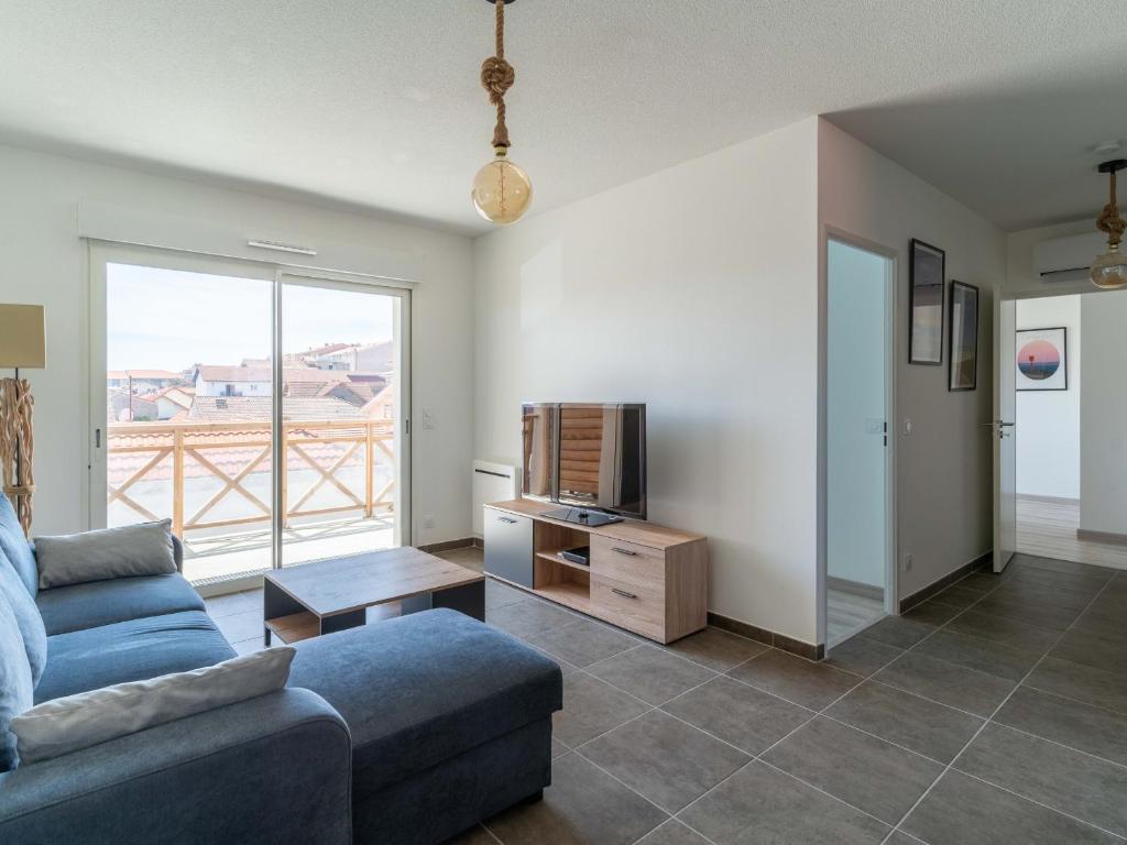 Część wypoczynkowa w obiekcie Appartement 3* à 50m de l'Océan, 5 pers, Clim, Wifi, Parking - Mimizan Plage - FR-1-50-116