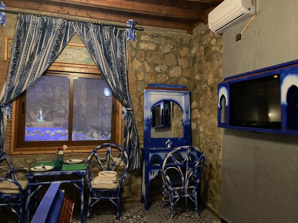 Sjónvarps- og/eða afþreyingartæki á Auberge Alwahabi