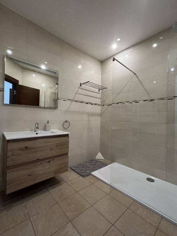 Koupelna v ubytování AppartHôtel Elite Spa