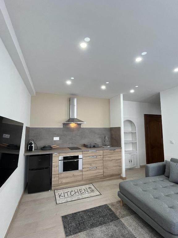 Kuchyň nebo kuchyňský kout v ubytování AppartHôtel Elite Spa