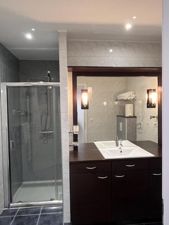 Koupelna v ubytování AppartHôtel Elite Spa