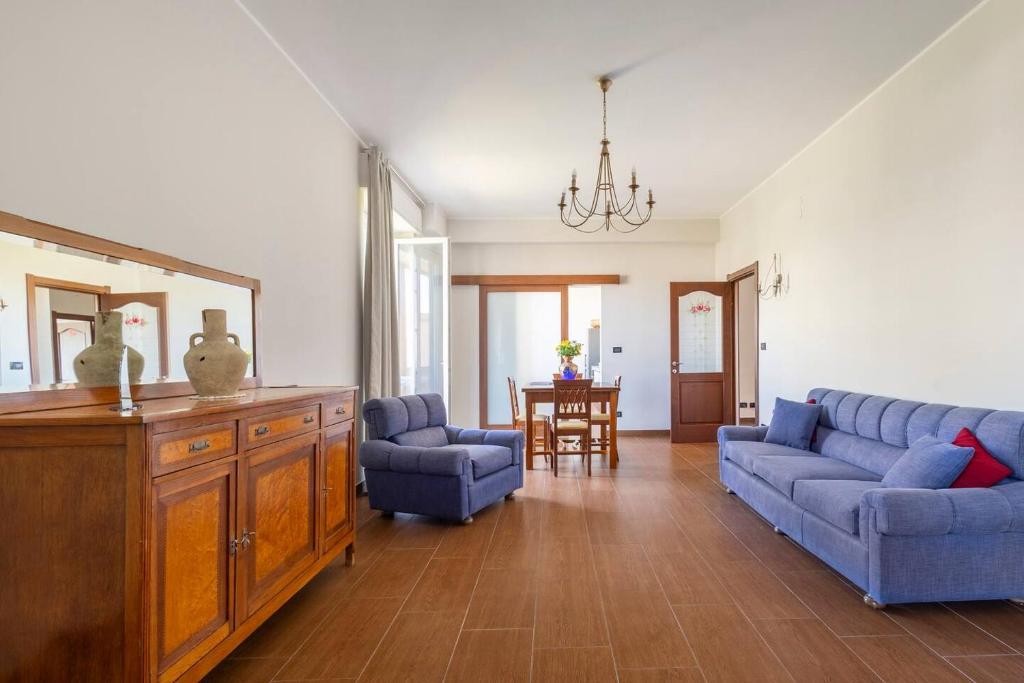 Posezení v ubytování Panoramic Rooms