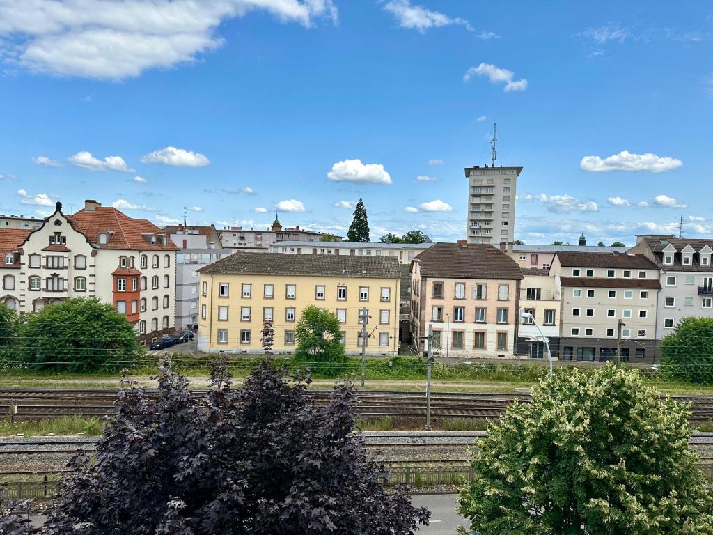 Nespecifikovaný výhled na destinaci Colmar nebo výhled na město při pohledu z bed and breakfast