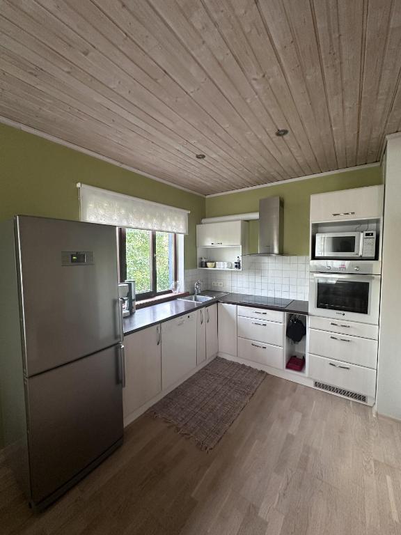 Kuchyň nebo kuchyňský kout v ubytování Villa Helena