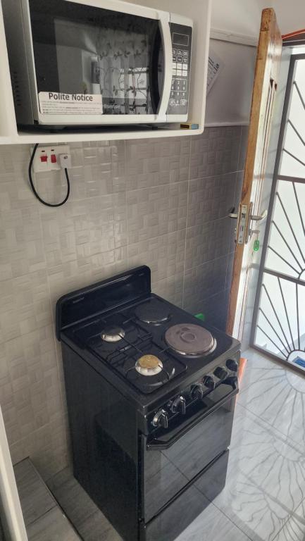 Kuchyň nebo kuchyňský kout v ubytování Ticia Apartment, Chipata