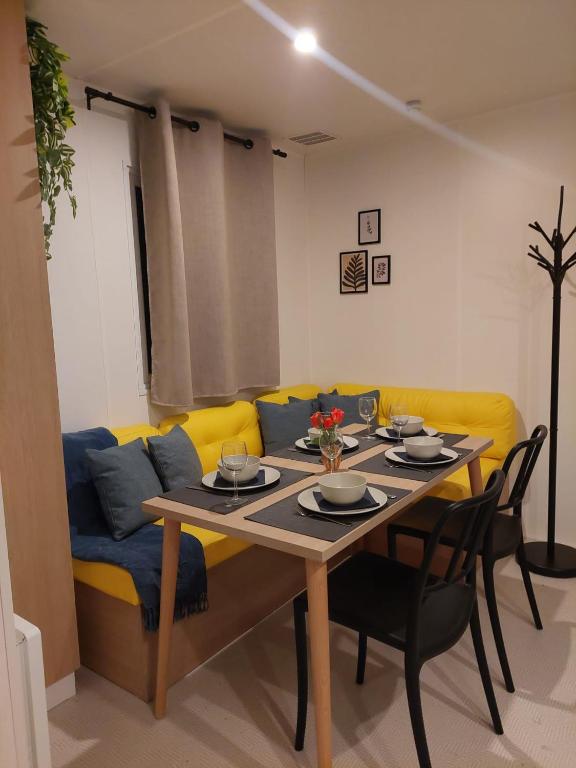 Posezení v ubytování Chalet nabij Oostende
