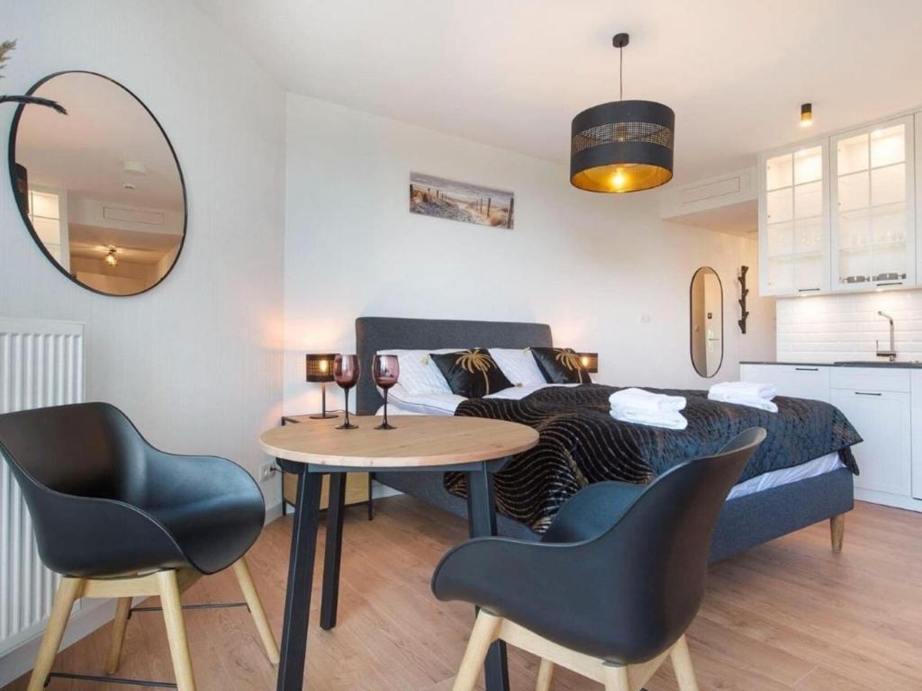 Χώρος καθιστικού στο Luxurious apartment for 2 people in Pobierowo