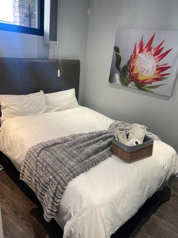 Postel nebo postele na pokoji v ubytování Villa Kristine