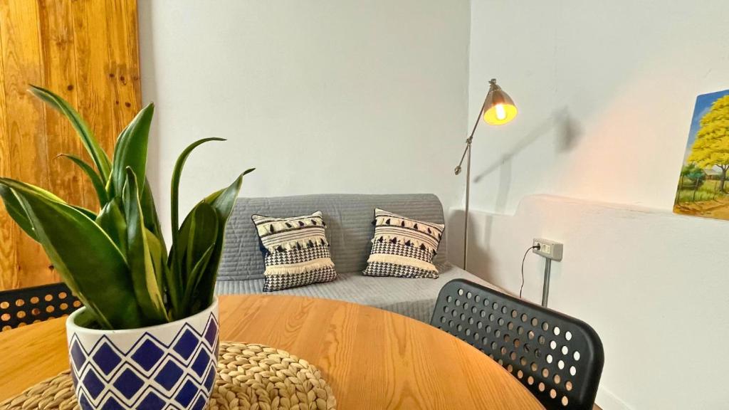 Posezení v ubytování MarketHome Ecolodge Plataneras