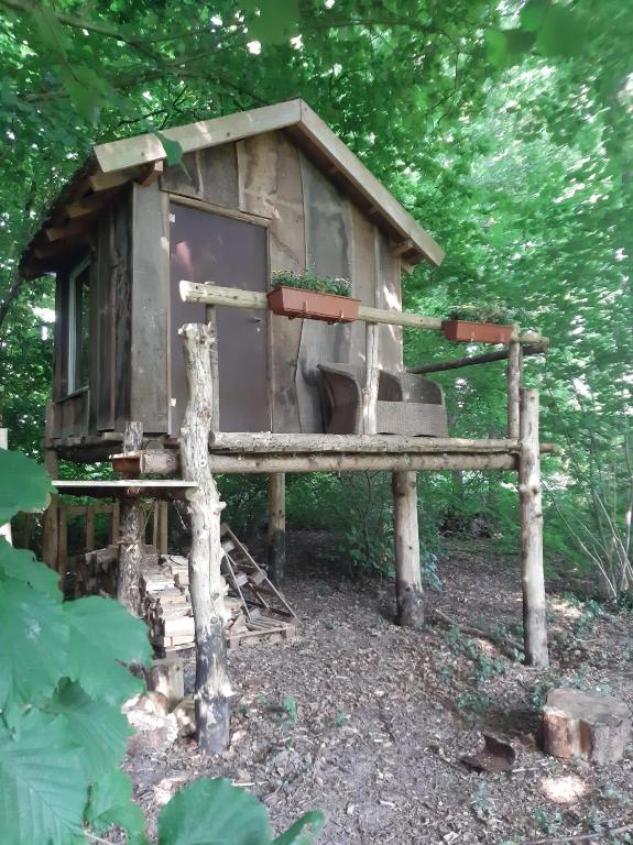 Zahrada ubytování Baumhausnächte