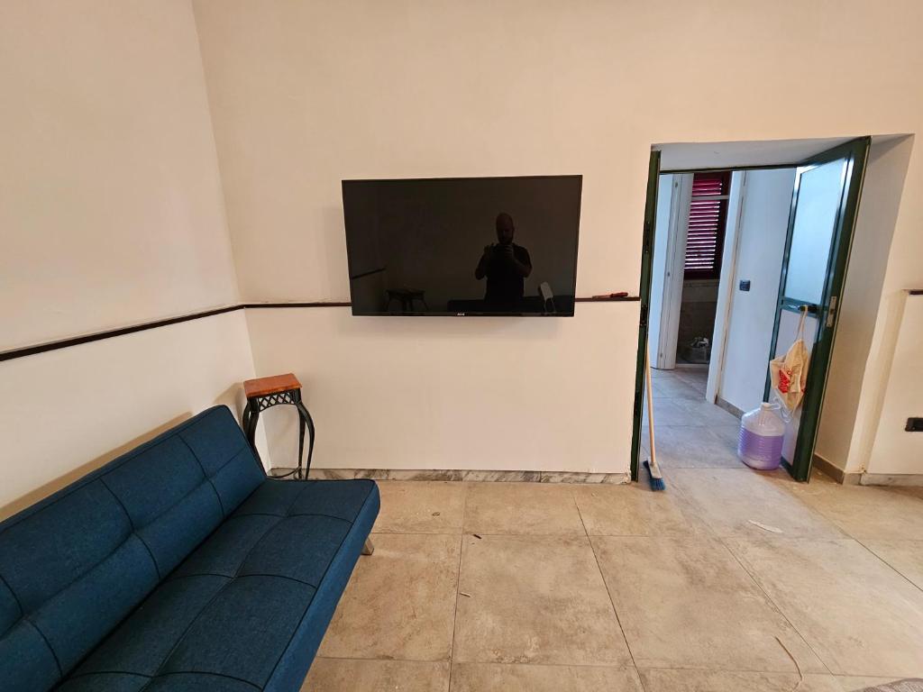 TV a/nebo společenská místnost v ubytování GeMy Apartment