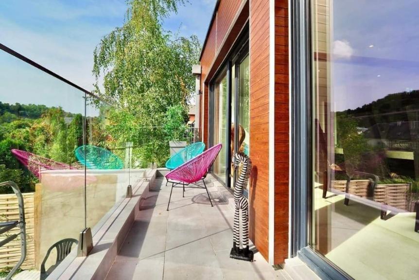 Balkón nebo terasa v ubytování Guesthaus 1