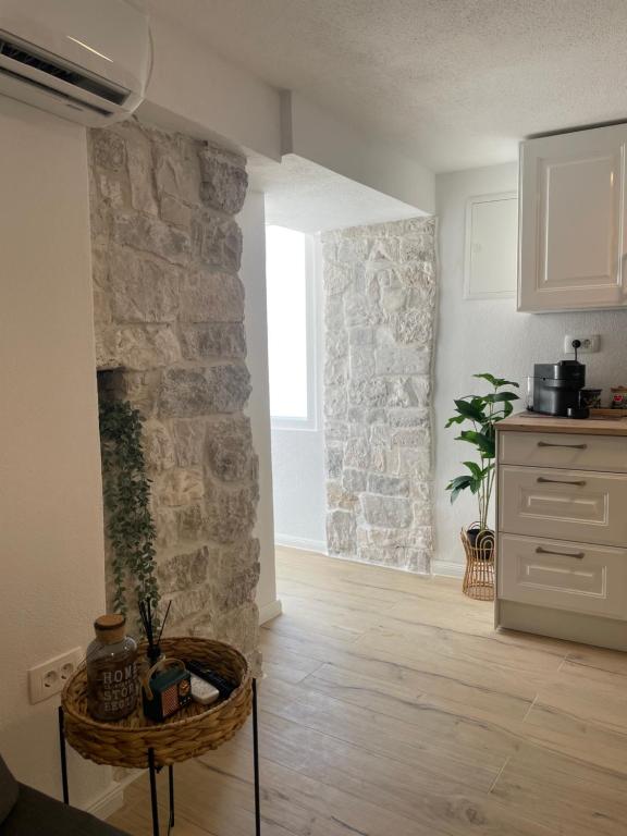 Kuchyň nebo kuchyňský kout v ubytování Balatura House