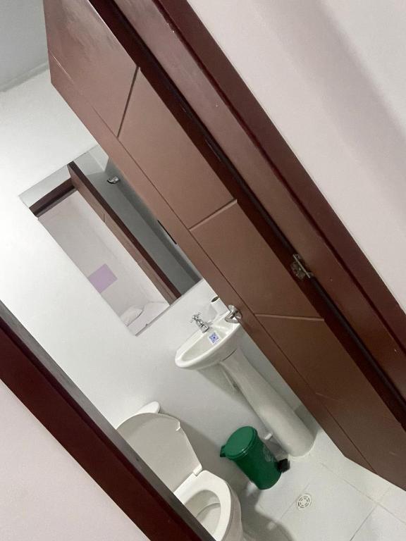 Koupelna v ubytování Hotel ZT