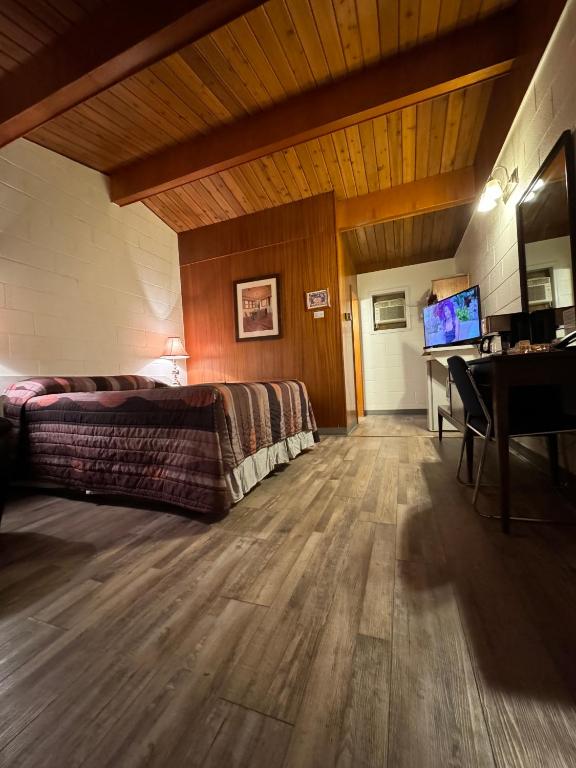 TV a/nebo společenská místnost v ubytování Ace Crown Motel