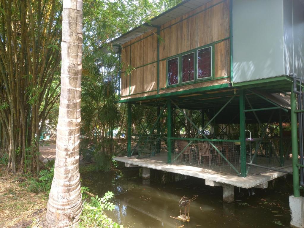 Zahrada ubytování bamboo eco cabana