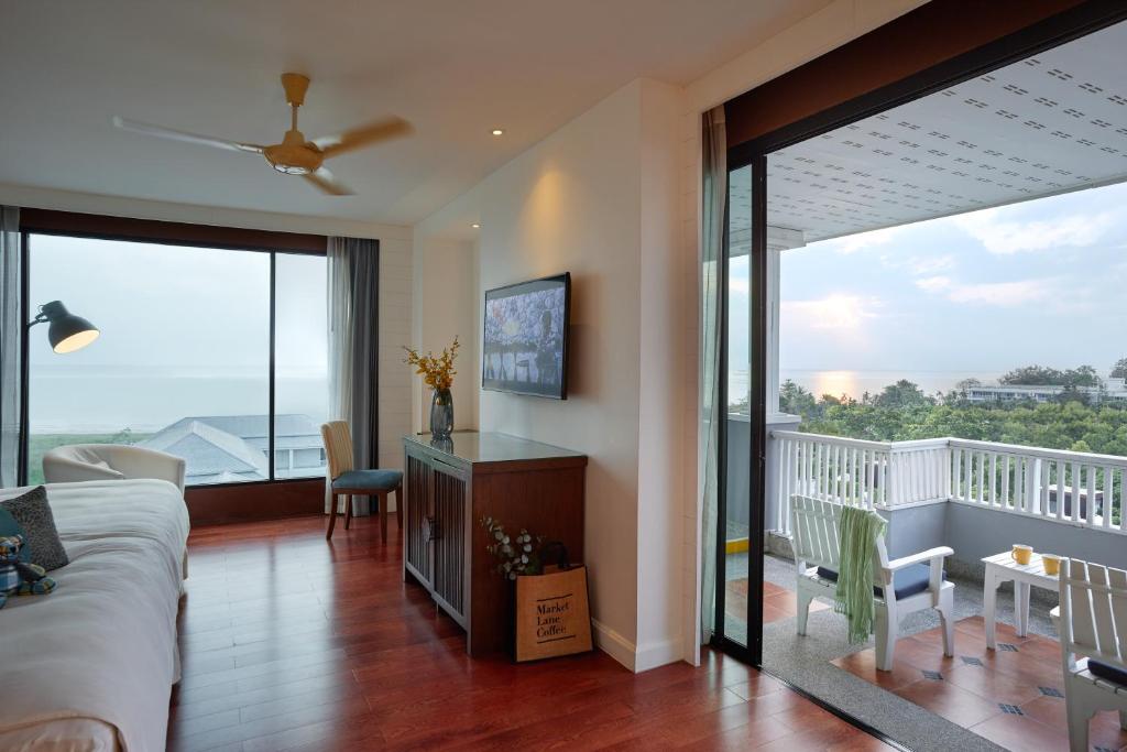 Balkón nebo terasa v ubytování Loligo Resort Hua Hin