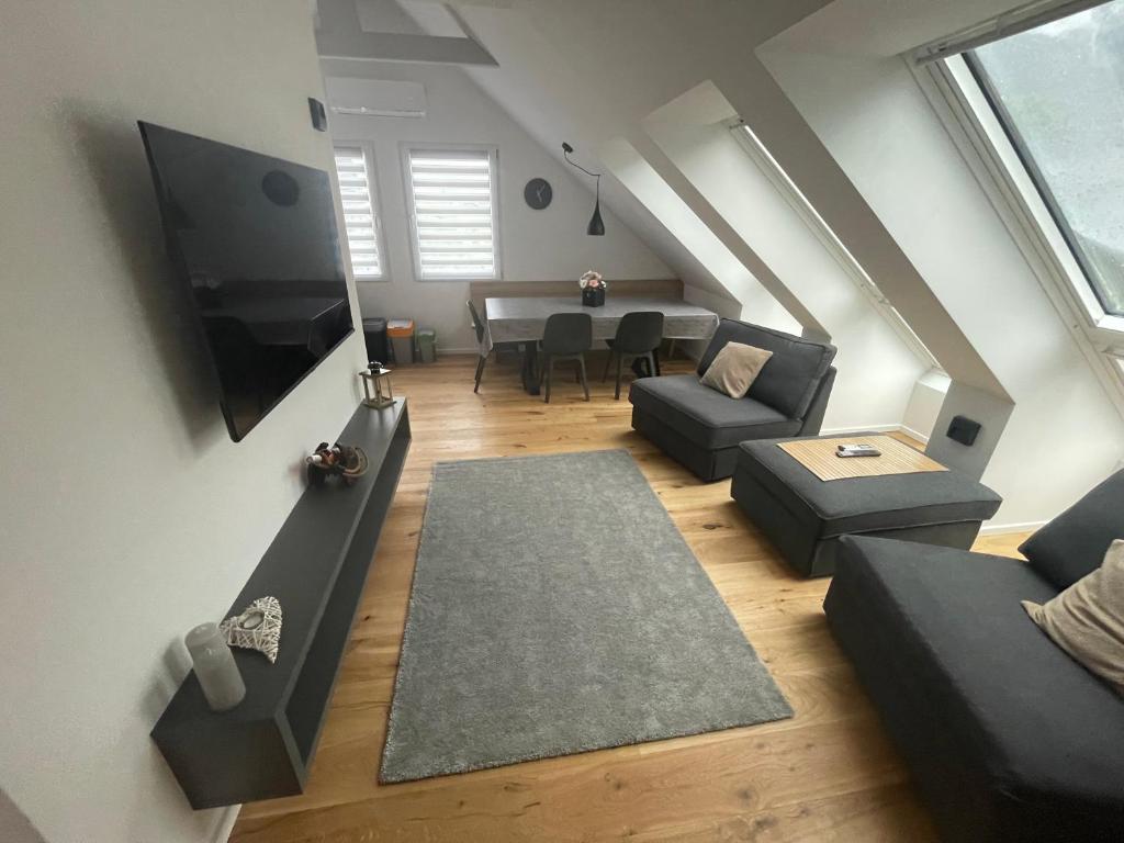 TV a/nebo společenská místnost v ubytování Walter Apartments