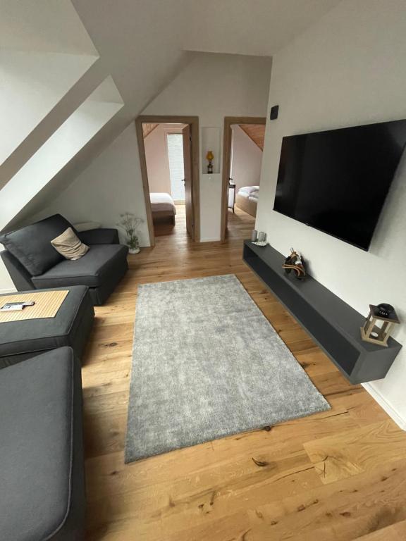 TV a/nebo společenská místnost v ubytování Walter Apartments