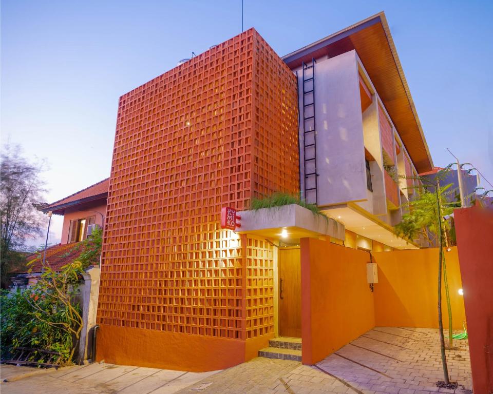 Bygningen som lejligheden ligger i