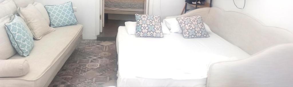 Posezení v ubytování Angels Villa Santorini