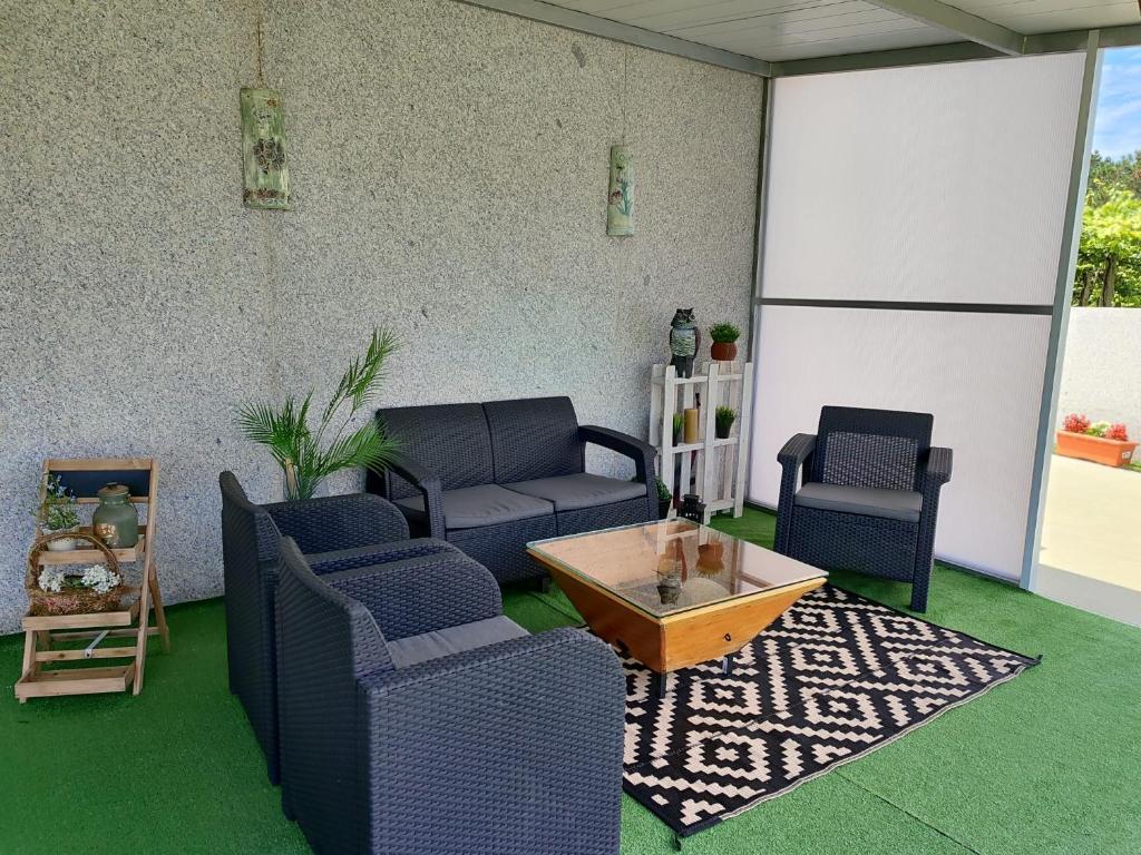 Posedenie v ubytovaní Casita con encanto entre viñedos