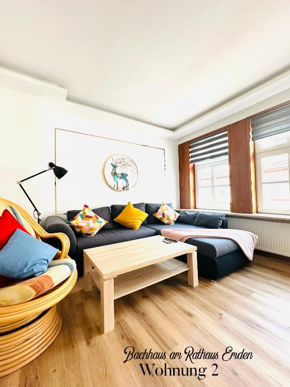 Posezení v ubytování Bachhaus am Rathaus 2