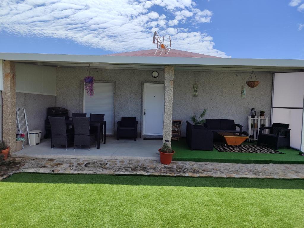 Vonkajšia záhrada v ubytovaní Casita con encanto entre viñedos