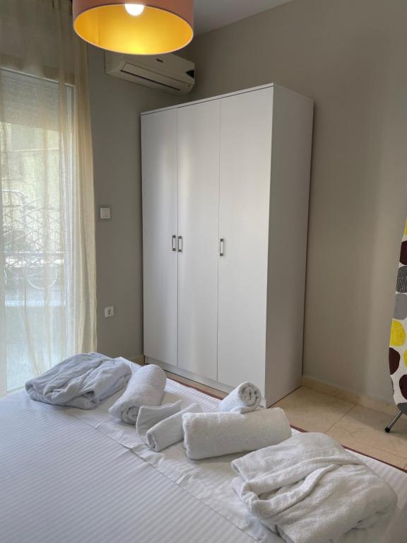 Postel nebo postele na pokoji v ubytování Kaza Oasis