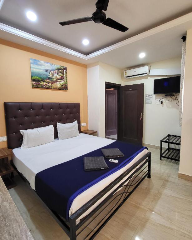 Postel nebo postele na pokoji v ubytování Hotel pine house
