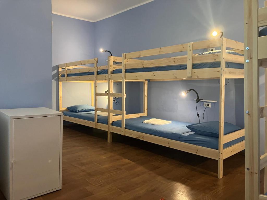 Postel nebo postele na pokoji v ubytování Hidden Gem Hostel