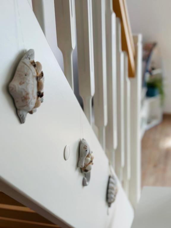 Postel nebo postele na pokoji v ubytování Ferienwohnung in Timmendorfer Strand, Niendorf an der Ostsee