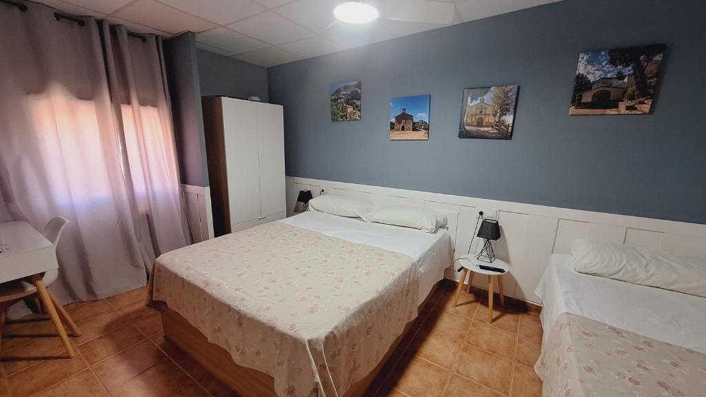 Postel nebo postele na pokoji v ubytování Fonda Toldra