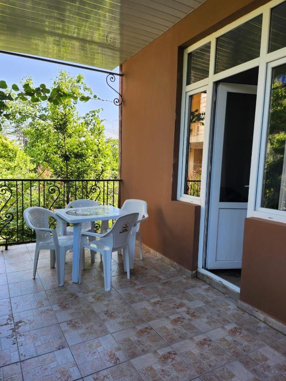Balkón nebo terasa v ubytování Savane hotel