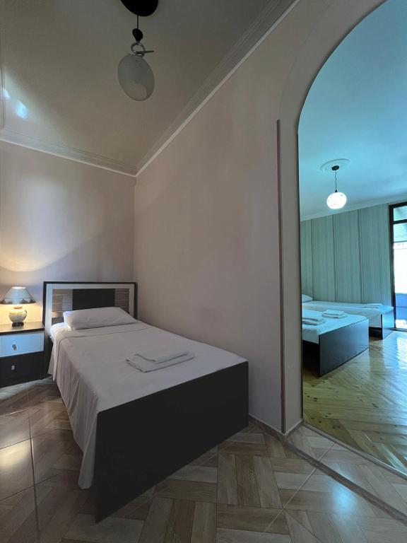 Postel nebo postele na pokoji v ubytování Savane hotel