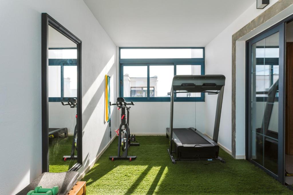 Fitness centrum a/nebo fitness zařízení v ubytování Villa Abeto