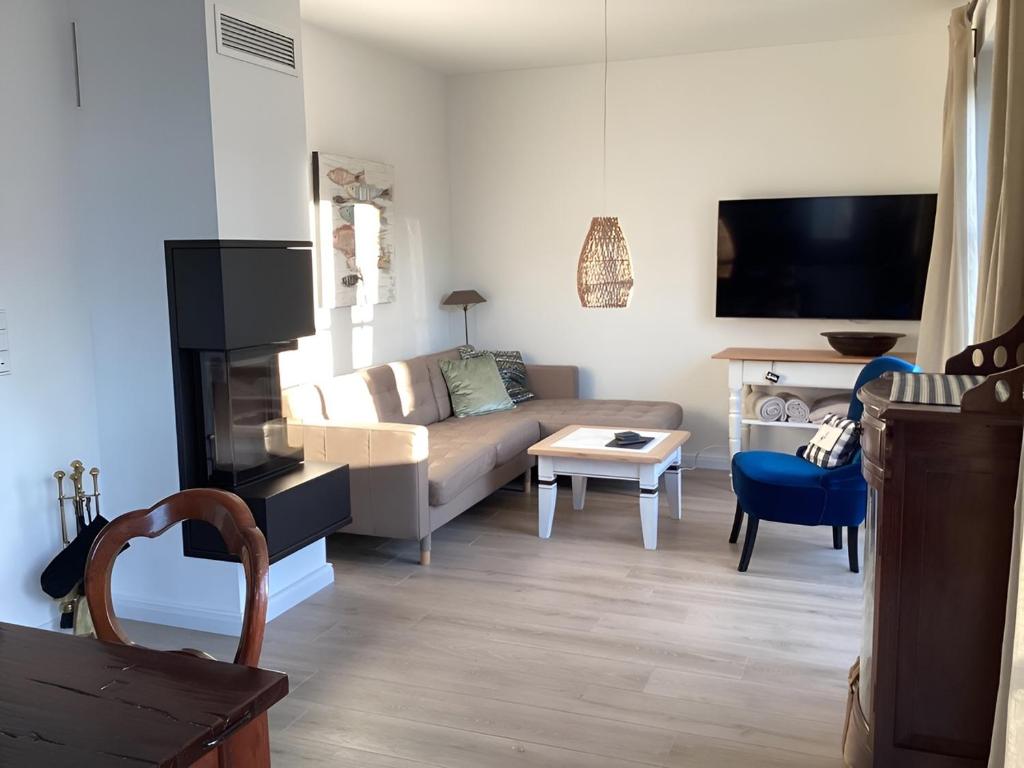Haffkoje - Ferienhaus mit Kamin und Sauna für 6 Personen