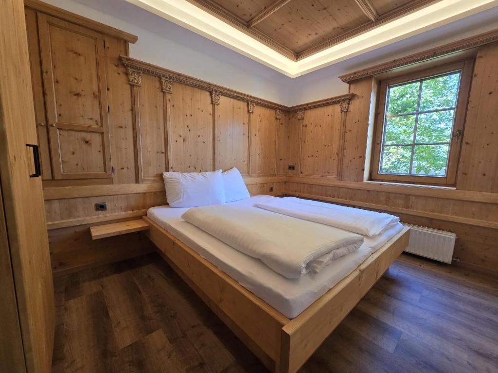 Postel nebo postele na pokoji v ubytování Der Waidachhof Zillertal
