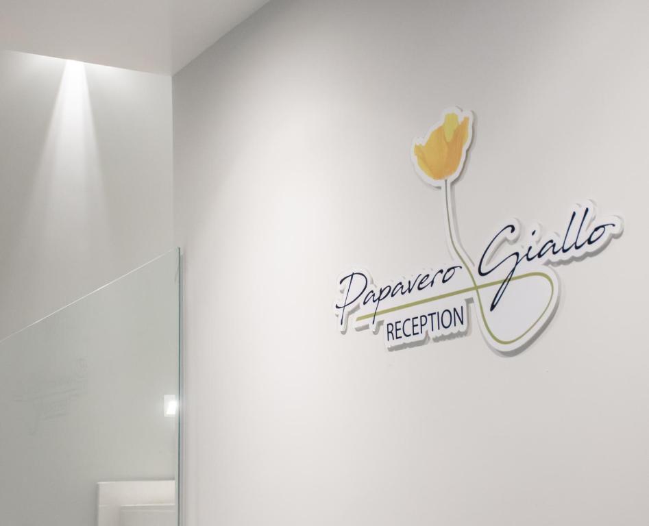 Certifikát, hodnocení, plakát nebo jiný dokument vystavený v ubytování Papavero Giallo B&B