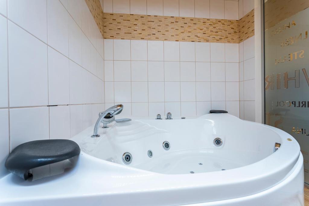 Koupelna v ubytování Apartmánový komplex Dagmar