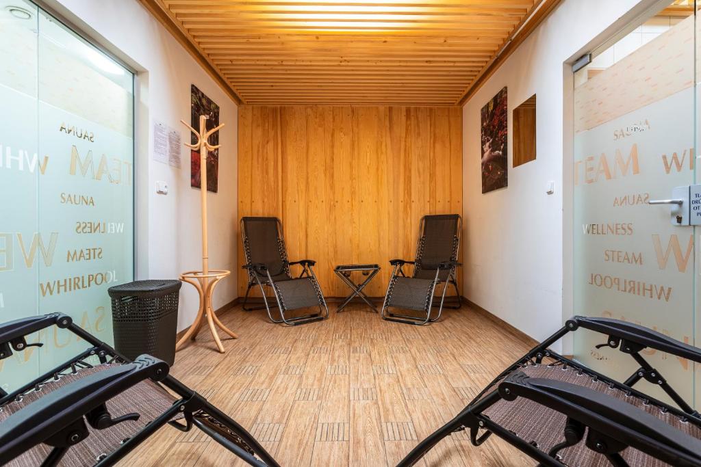 Posezení v ubytování Apartmánový komplex Dagmar